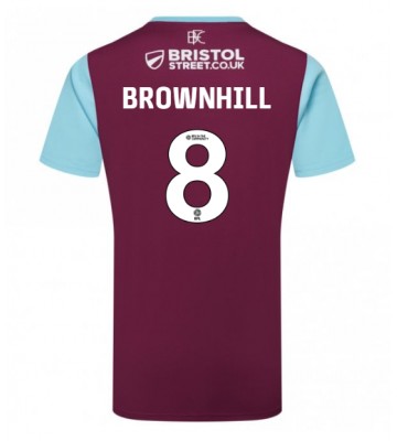 Burnley Josh Brownhill #8 Hjemmebanetrøje 2024-25 Kort ærmer